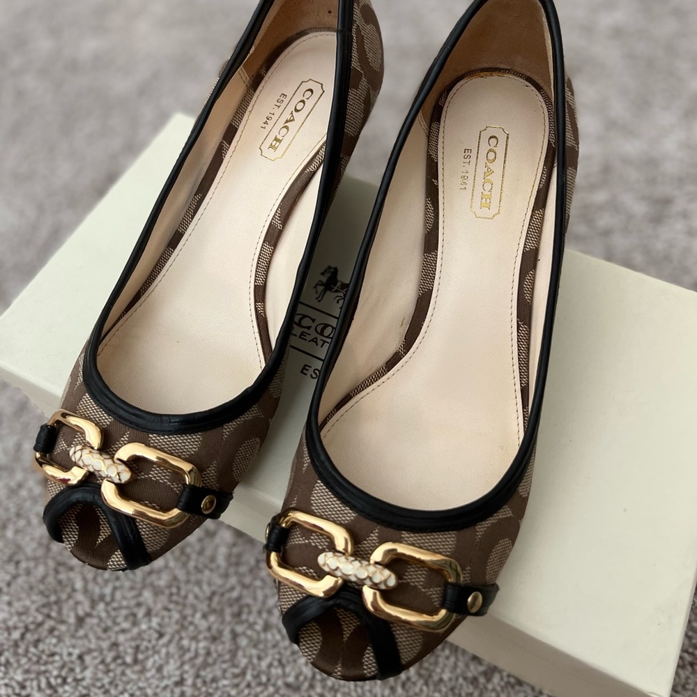 Coach Shelby Wedge shoes